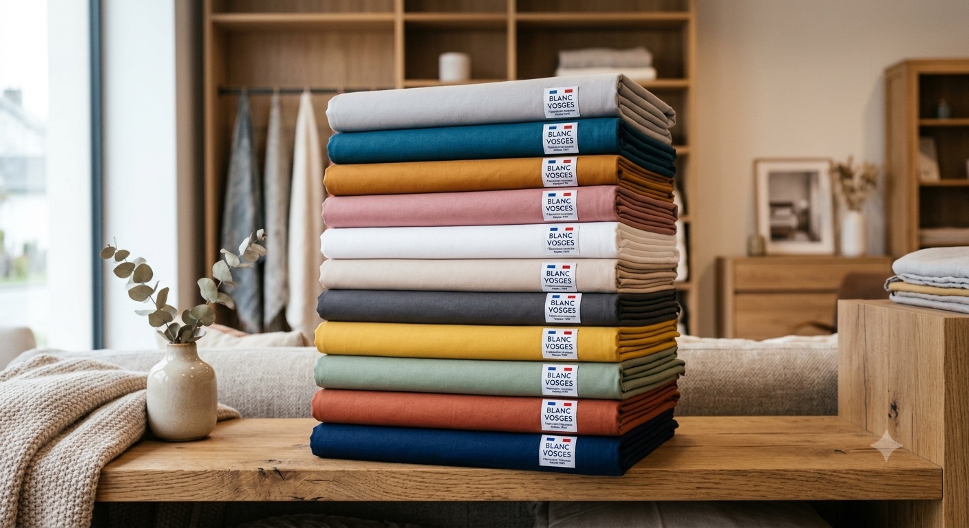 Linge de lit Blanc Des Vosges